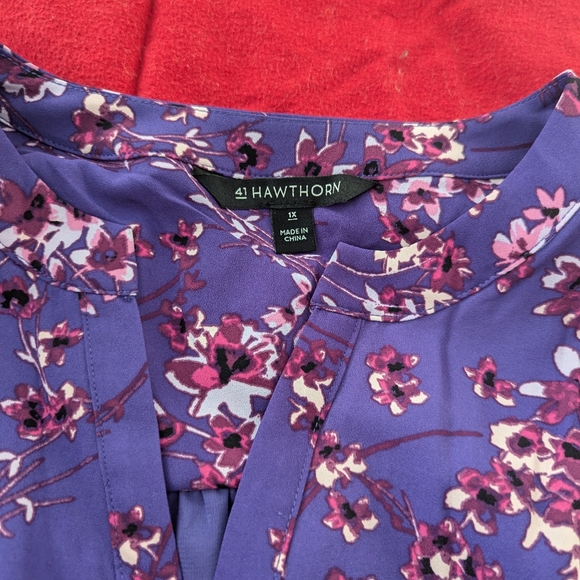 Hawthorn purple floral dress - Picture 3 of 3